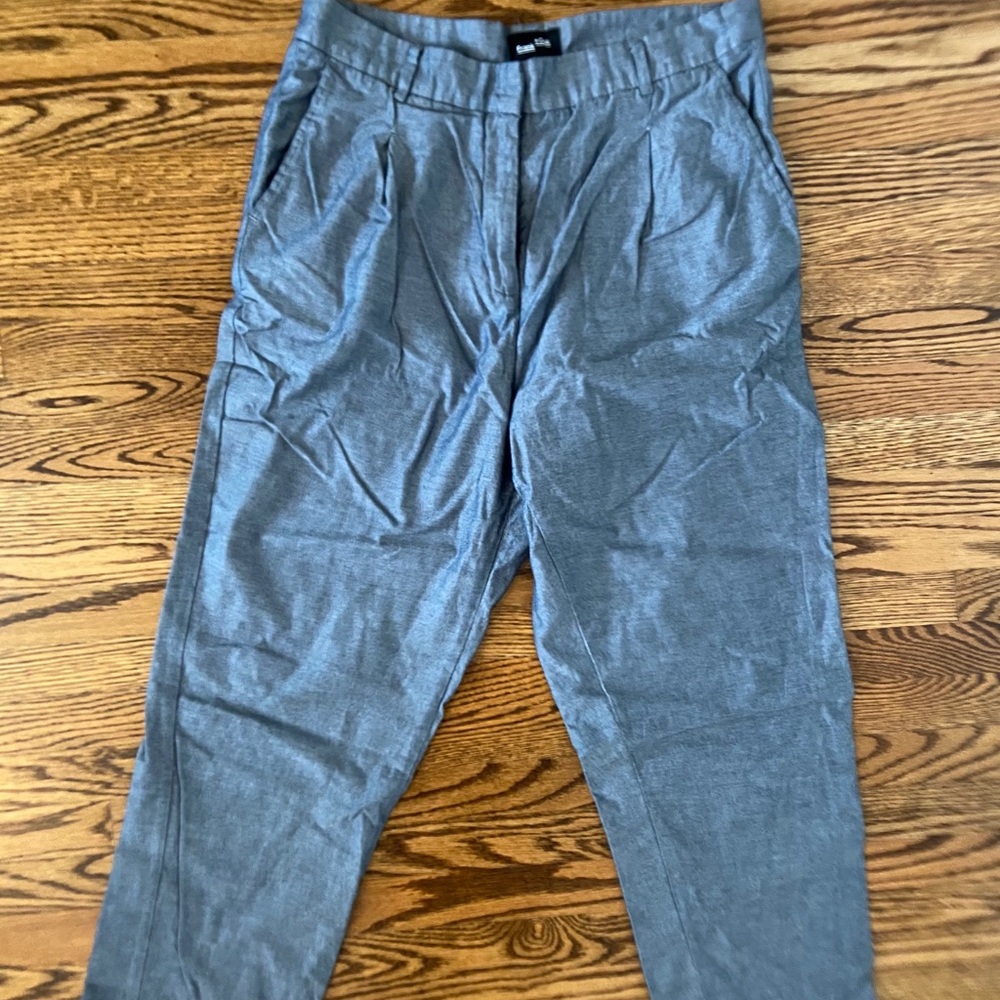Frank and Oak chambray trousers